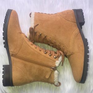 KATE SPADE faux Raegan shearling lined boots NWT